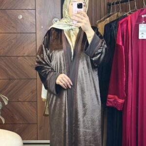 كيمونو تقليدي بلدي من قماش الموبرة الفاخر